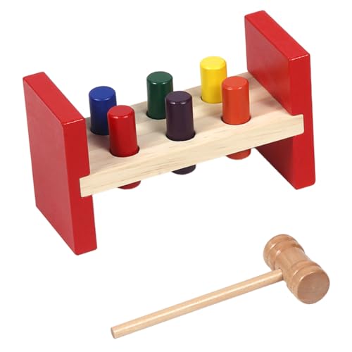 FRCOLOR Holzspielzeug Kinderklopfbank Buntes Pädagogisches mit Hammer zur Hand Auge koordination Motorischer Fähigkeiten für Kleinkinder Ab Jahr FRCOLOR Holzspielzeug Kinderklopfbank Buntes Pädagogisches mit Hammer zur Hand Auge koordination Motorischer Fähigkeiten für Kleinkinder Ab Jahr von FRCOLOR