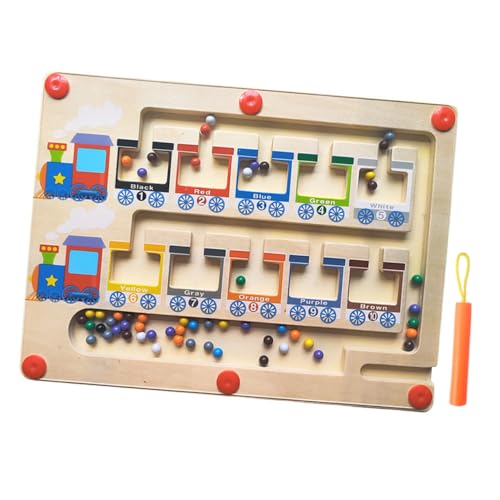 FRCOLOR Holzspielzeug Montessori Magnetisches Lernspielzeug für Ab Jahren Farbsortier und Zählbrett für Geburtstage und Besondere Anlässe FRCOLOR Holzspielzeug Montessori Magnetisches Lernspielzeug für Ab Jahren Farbsortier und Zählbrett für Geburtstage und Besondere Anlässe von FRCOLOR