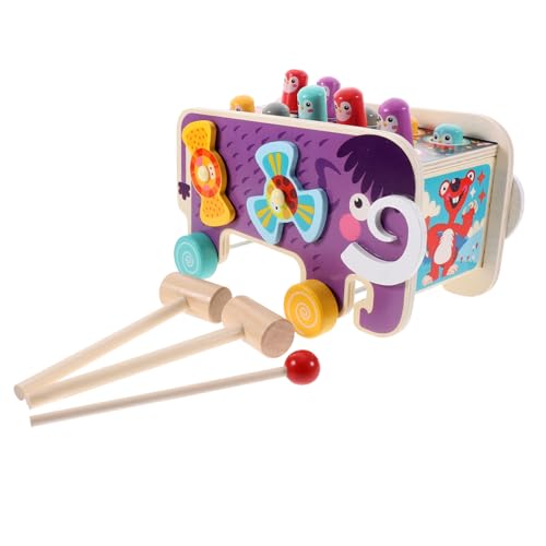 FRCOLOR Holzspielzeug Pounding Toy mit Glatten Kanten Pädagogisches Hämmer für Kleinkinder Fördert Hand Auge Koordination und Motorik Niedliche Tierform Sicheres Holzmaterial FRCOLOR Holzspielzeug Pounding Toy mit Glatten Kanten Pädagogisches Hämmer für Kleinkinder Fördert Hand Auge Koordination und Motorik Niedliche Tierform Sicheres Holzmaterial von FRCOLOR