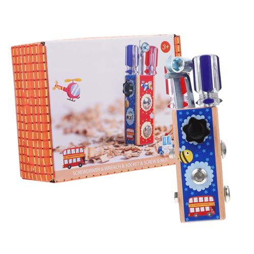 FRCOLOR Holzspielzeug für Multifunktionales Schraubenspielzeug zur Frühkindlichen Bildung Fördert Feinmotorik und Hand Augen Koordination Geeignet für Kreative Lernspiele FRCOLOR Holzspielzeug für Multifunktionales Schraubenspielzeug zur Frühkindlichen Bildung Fördert Feinmotorik und Hand Augen Koordination Geeignet für Kreative Lernspiele von FRCOLOR