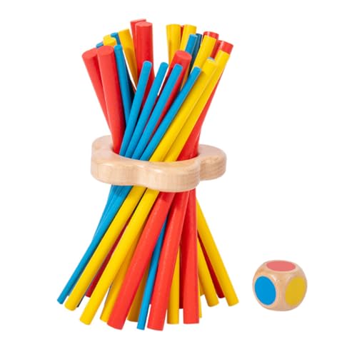 FRCOLOR Holzspielzeug für Reaktionstraining Geduldförderndes Familienspiel Geschicklichkeits und Farb Matching Spiel für Jungen und Mädchen FRCOLOR Holzspielzeug für Reaktionstraining Geduldförderndes Familienspiel Geschicklichkeits und Farb Matching Spiel für Jungen und Mädchen von FRCOLOR