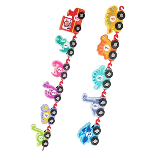 FRCOLOR Holzzug Dinosaurier Zahlen Set Montessori Holzspielzeug Ab Jahre Robustes Montagespielzeug Kreativität und Hand Auge Koordination Pädagogischer Zug mit Zahlen Dinosauriern FRCOLOR Holzzug Dinosaurier Zahlen Set Montessori Holzspielzeug Ab Jahre Robustes Montagespielzeug Kreativität und Hand Auge Koordination Pädagogischer Zug mit Zahlen Dinosauriern von FRCOLOR