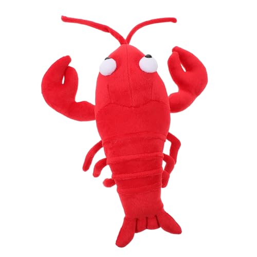 FRCOLOR Hummerpuppe Hummer Stofftier Hummerskulptur Krabben Streichspielzeug Langustenspielzeug Halloween Plüschtiere Süßes Stofftier Hummerspielzeug Hummerfigur von FRCOLOR