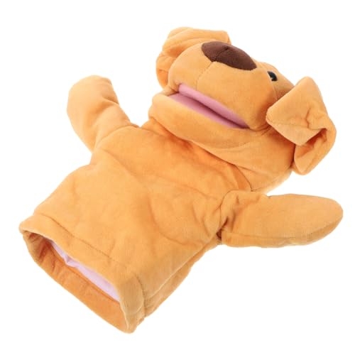 FRCOLOR Hunde Handpuppe aus Hochwertigem Lebensecht für Erzählungen und Spiel Fördert die Kreativität und Interaktion von FRCOLOR
