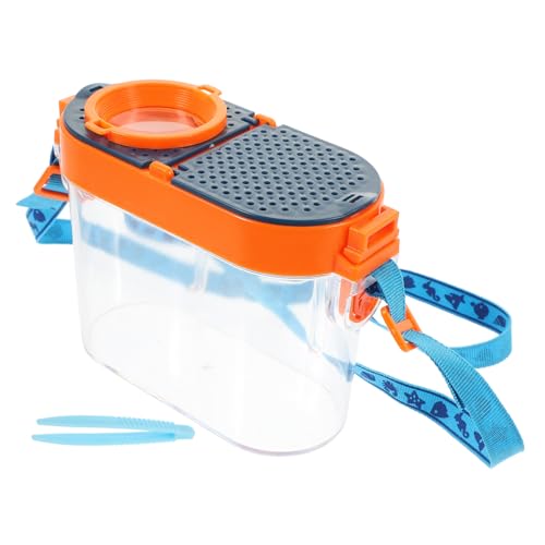 FRCOLOR Insekten Sammelbox mit Pinzette Tragbare Beobachtungsbox für Outdoor Bug Catcher Insekten Entdeckerset für Biologie Experimente und Naturerkundung von FRCOLOR