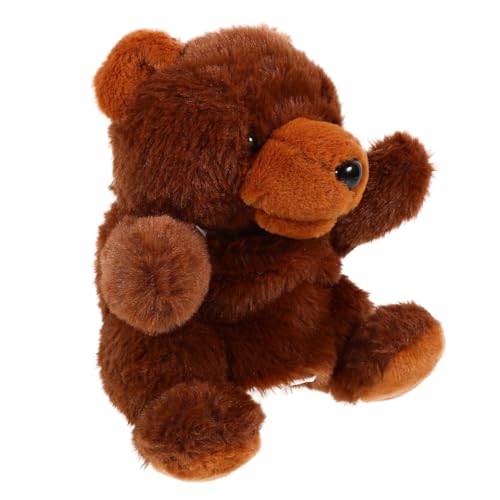 FRCOLOR Interaktive Handpuppe Bär aus Plüsch für Puppentheater und Geschichtenerzählen Pädagogisches Kuscheltier für Kreativität und Hand Auge Koordination FRCOLOR Interaktive Handpuppe Bär aus Plüsch für Puppentheater und Geschichtenerzählen Pädagogisches Kuscheltier für Kreativität und Hand Auge Koordination von FRCOLOR