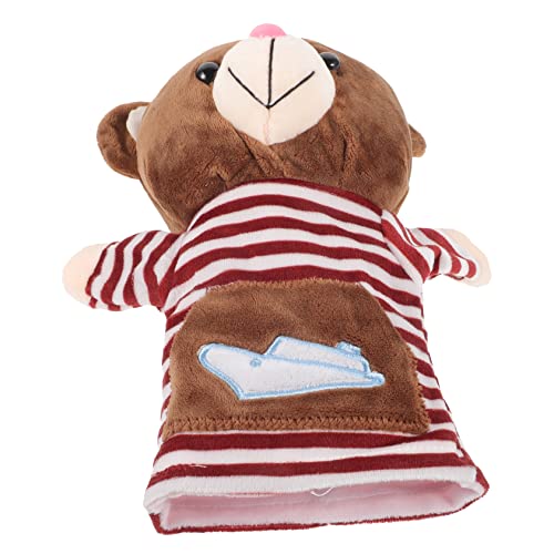 FRCOLOR Interaktive Plüsch Bärenhandpuppe Weiche Tierhandpuppe für Frühe Erziehung Kuscheliges Handspielzeug für Jungen und Mädchen Fördert Kommunikation und Fantasie FRCOLOR Interaktive Plüsch Bärenhandpuppe Weiche Tierhandpuppe für Frühe Erziehung Kuscheliges Handspielzeug für Jungen und Mädchen Fördert Kommunikation und Fantasie von FRCOLOR