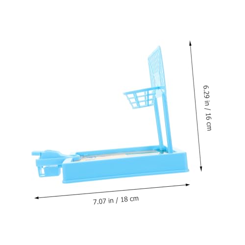 FRCOLOR Interaktives Basketball Desktop Miniatur Basketballkorb mit Bällen für Eltern Fördert Konzentration und Koordination Robustes Plastik für Tischspiele und Zufällige Zufällige Farbe von FRCOLOR