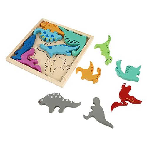 FRCOLOR Interaktives Holz Dinosaurier Puzzle für Kleinkinder Lernspielzeug Konzentration Hand Auge Koordination und Kognitiven Fähigkeiten für Ab Jahren FRCOLOR Interaktives Holz Dinosaurier Puzzle für Kleinkinder Lernspielzeug Konzentration Hand Auge Koordination und Kognitiven Fähigkeiten für Ab Jahren von FRCOLOR