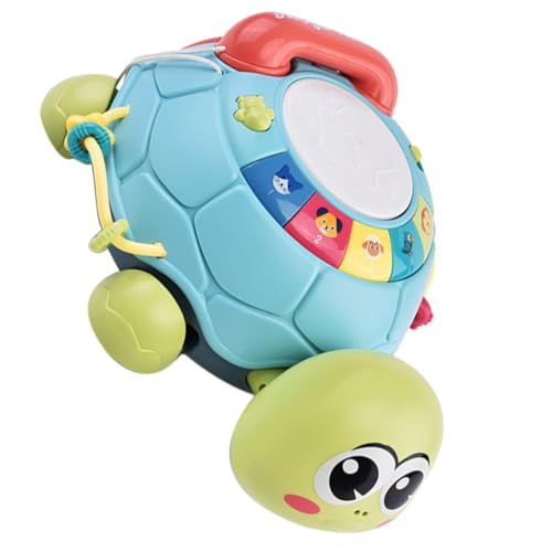 FRCOLOR Interaktives Kinderlernspielzeug Schildkröte mit Musik und Geschichten Farbenfroh Sicherer Kunststoff Fördert Hand Auge koordination und Sprachentwicklung für Junge Mädchen und von FRCOLOR
