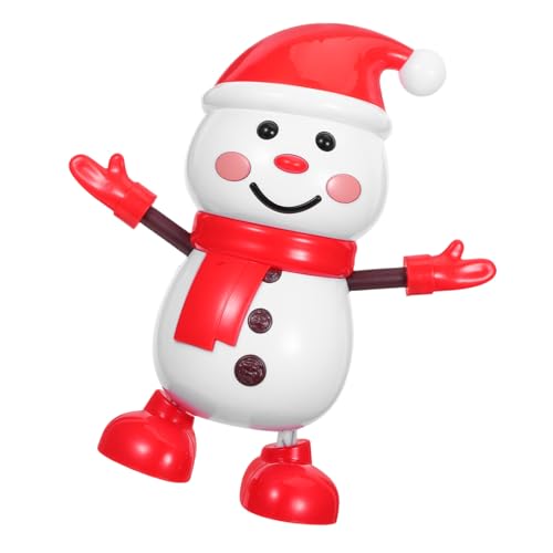 FRCOLOR Interaktives Tanzendes Schneemann Kunststoff Weihnachtsdekoration für Weihnachtsfeiern Büros Hotels Kindergärten Batteriebetrieben ohne Batterien von FRCOLOR