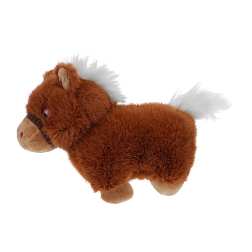 FRCOLOR Jahr des Pferdes Zodiac Maskottchen Weiches Braunes Kuscheltier für Erwachsene Party Dekoration und Büro Accessoire FRCOLOR Jahr des Pferdes Zodiac Maskottchen Weiches Braunes Kuscheltier für Erwachsene Party Dekoration und Büro Accessoire von FRCOLOR