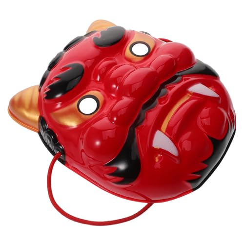 FRCOLOR Japanische Rote Oni Maske Halloween Cosplay Realistische Geistermaske für Bühne Party Requisiten Detailreiche Verarbeitung Vielseitiges Festtagsaccessoire FRCOLOR Japanische Rote Oni Maske Halloween Cosplay Realistische Geistermaske für Bühne Party Requisiten Detailreiche Verarbeitung Vielseitiges Festtagsaccessoire von FRCOLOR