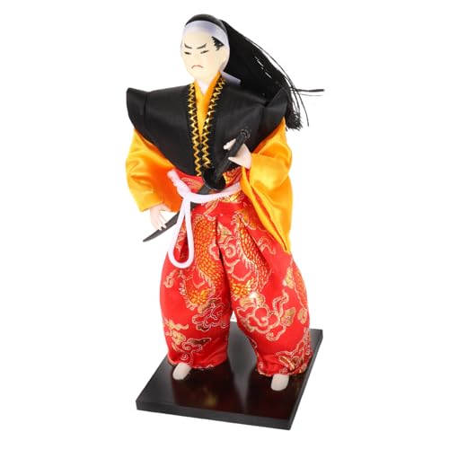 FRCOLOR Japanische Samurai Puppe Traditionelle Japanische Statue Dekoration für Zuhause und Cafés Gestaltete Figur mit Feiner Verarbeitung Repräsentation der Japanischen Kultur FRCOLOR Japanische Samurai Puppe Traditionelle Japanische Statue Dekoration für Zuhause und Cafés Gestaltete Figur mit Feiner Verarbeitung Repräsentation der Japanischen Kultur von FRCOLOR