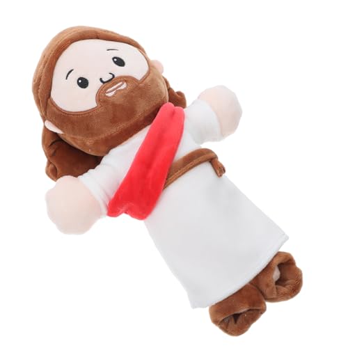 FRCOLOR Jesus Plüschfigur Beruhigendes Stofftier für Einzigartiges für Religiöse Feiern Ostern und Weihnachten Detailreiches Design Langlebige Handwerkskunst FRCOLOR Jesus Plüschfigur Beruhigendes Stofftier für Einzigartiges für Religiöse Feiern Ostern und Weihnachten Detailreiches Design Langlebige Handwerkskunst von FRCOLOR