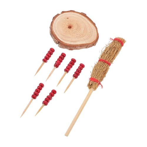 FRCOLOR Kandiertes Modell Essen Puppenhaus Miniatur Zubehör Küchenzubehör Rollenspiel Kleines Essen Kinderspiel Puppenhaus Miniaturen Fotografie Requisiten Kleine Dinge Aus Holz von FRCOLOR