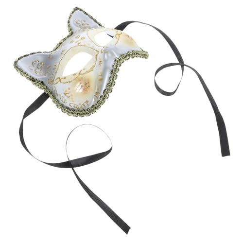 FRCOLOR Katzenkostüm Maske für Halbgesichtsmaske für Partys Halloween und Cosplay Wiederverwendbar mit Sichtlöchern für Unvergessliche Auftritte FRCOLOR Katzenkostüm Maske für Halbgesichtsmaske für Partys Halloween und Cosplay Wiederverwendbar mit Sichtlöchern für Unvergessliche Auftritte von FRCOLOR