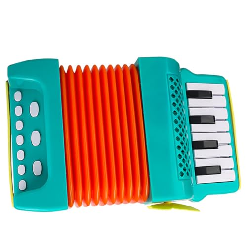 FRCOLOR Kinder Akkordeon Spielinstrument für Musikförderung Cartoon Design Langlebig für Vorschulkinder Musikinstrument von FRCOLOR