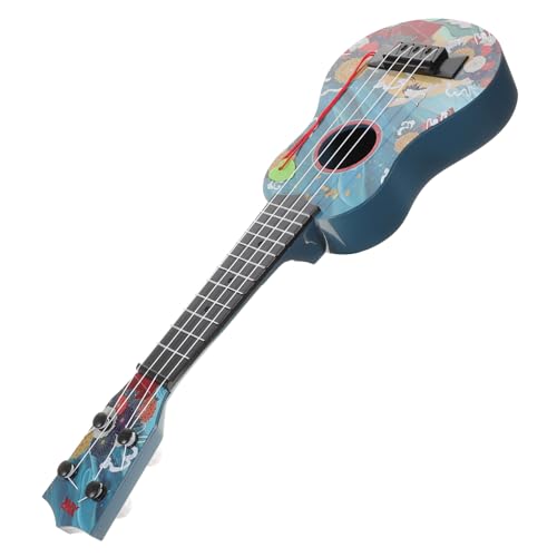 FRCOLOR Kindergitarre aus Kunststoff Mini Gitarre für Anfänger Verstellbare Simulation Musikinstrument Pädagogisches Ukulele Modell für Musikalisches Lernspielzeug FRCOLOR Kindergitarre aus Kunststoff Mini Gitarre für Anfänger Verstellbare Simulation Musikinstrument Pädagogisches Ukulele Modell für Musikalisches Lernspielzeug von FRCOLOR