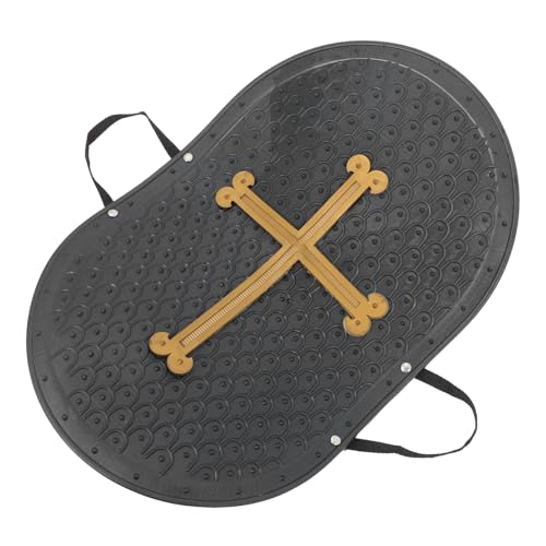 FRCOLOR Kinderschutzschild Ritter Jungen Event Zubehör Ritterspielzeug Rüstung Schild für Cosplay Schild Bühnenrequisiten Plastik Black von FRCOLOR