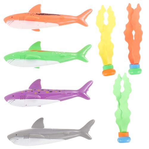 FRCOLOR Kinderspielzeug Tauchspielzeug Teilig mit Haien und Seegräsern Multifunktionale Sommer Poolspielzeuge für Schwimmbad Unterwasser Abenteuer Leicht und Sicher FRCOLOR Kinderspielzeug Tauchspielzeug Teilig mit Haien und Seegräsern Multifunktionale Sommer Poolspielzeuge für Schwimmbad Unterwasser Abenteuer Leicht und Sicher von FRCOLOR