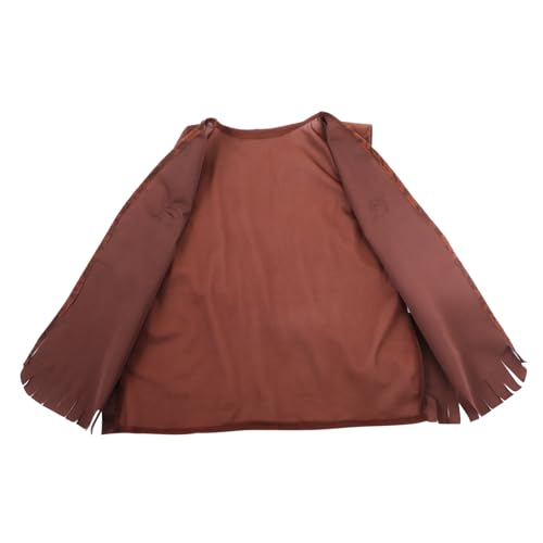 FRCOLOR Kinderweste Für Wildwest-kostüm Unisex-festweste Party-Accessoire Stylische Weste Für Geburtstag Karnevalskostüm Cosplay-Kleidung Alltagstaugliche Weste von FRCOLOR