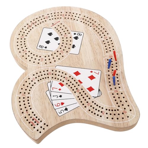 FRCOLOR Klassisches Cribbage Brettspiel Set aus für Spieler Tragbares Spiel mit Einzigartigen Zahlenkarten für Soziale Interaktionen und Spannende Wettkämpfe für Unterwegs und Zuhause FRCOLOR Klassisches Cribbage Brettspiel Set aus für Spieler Tragbares Spiel mit Einzigartigen Zahlenkarten für Soziale Interaktionen und Spannende Wettkämpfe für Unterwegs und Zuhause von FRCOLOR