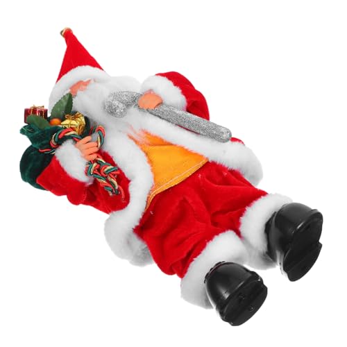 FRCOLOR Kleiner Elektrischer Weihnachtsmann mit Musik und Beweglichen Gelenken Bezauberndes Xmas Partyspielzeug für Festliche Dekoration und Fröhliche Weihnachtsstimmung FRCOLOR Kleiner Elektrischer Weihnachtsmann mit Musik und Beweglichen Gelenken Bezauberndes Xmas Partyspielzeug für Festliche Dekoration und Fröhliche Weihnachtsstimmung von FRCOLOR