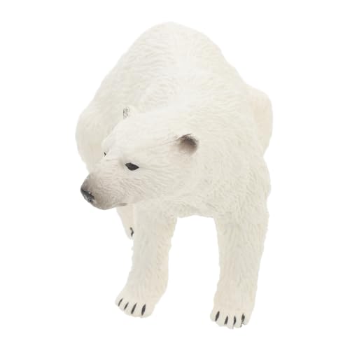 FRCOLOR Kleines Bärenmodell Dekoration Realistisches Wildtier Figurenspielzeug für Eisbär Modell für Schlafzimmer Garten und Lernspielzeug aus Hochwertigem FRCOLOR Kleines Bärenmodell Dekoration Realistisches Wildtier Figurenspielzeug für Eisbär Modell für Schlafzimmer Garten und Lernspielzeug aus Hochwertigem von FRCOLOR