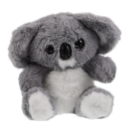 FRCOLOR Koala Plüschspielzeug Schulplüsch ausgestopfter Koala kleines ausgestopftes Tier gefülltes Tier klein Klassenpreis süßer Plüsch Plüsch Geburtstag Dunkelgrau von FRCOLOR
