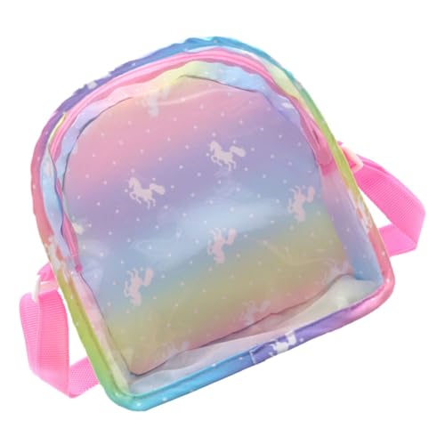 FRCOLOR Kompakte Puppen Zubehör Aufbewahrungstasche Transparente Handtasche mit Tragegurt für Puppen und Flaschen für Reisen und Outdoor Aktivitäten von FRCOLOR