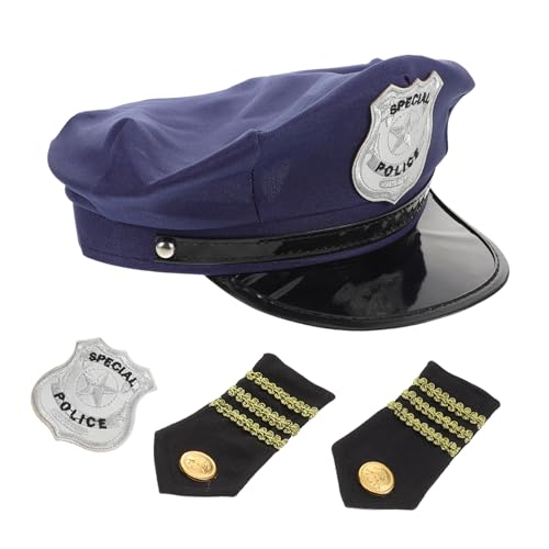 FRCOLOR Kostüm mit und Schulterklappen Authentische Achtkant Flachkappe Blaues Party Zubehör für Cosplay Bühnenauftritte Geburtstagsfeiern und Festlichkeiten FRCOLOR Kostüm mit und Schulterklappen Authentische Achtkant Flachkappe Blaues Party Zubehör für Cosplay Bühnenauftritte Geburtstagsfeiern und Festlichkeiten von FRCOLOR