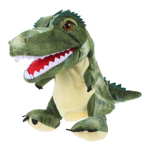FRCOLOR Kreative Dinosaurier Handpuppe Plüsch Kuscheltier für Beweglicher Mund Interaktives zur Eltern Junge Mädchen Kommunikation Jungen und Mädchen von FRCOLOR