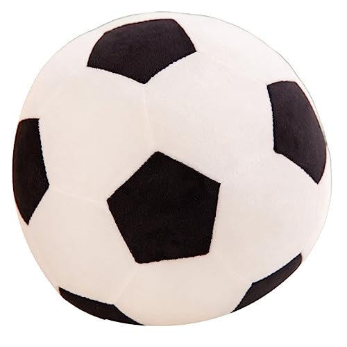 FRCOLOR Kreatives Fußball Plüschspielzeug Weiches Kurzplüsch Fußballkissen mit Elastischer PP Baumwollfüllung Handgenähtes Kuscheltier für Jungen Geschenkidee für Fußballfans und FRCOLOR Kreatives Fußball Plüschspielzeug Weiches Kurzplüsch Fußballkissen mit Elastischer PP Baumwollfüllung Handgenähtes Kuscheltier für Jungen Geschenkidee für Fußballfans und von FRCOLOR