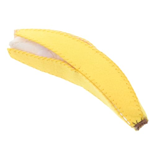 FRCOLOR Kreatives Stoffspielzeug für Kompakte Abnehmbare Banana aus Vliesstoff Fördert Hand Auge Koordination und Feinmotorik für Geburtstage und Feiertage von FRCOLOR