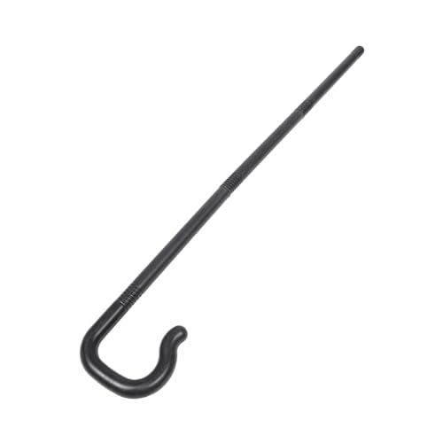 FRCOLOR Krückenübertragungsrequisiten Weihnachtsrohr Für Erwachsene Halloween-partystock Rohrstütze Theaterpropterrohr Zauberstab Tanzstock Halloween Cane Für Erwachsene Black Plastik von FRCOLOR
