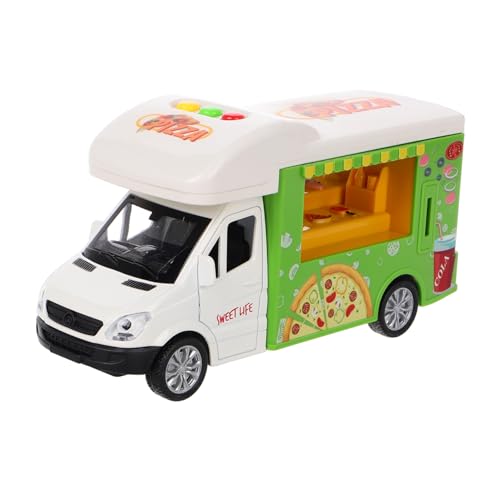 FRCOLOR Küchen Spielzeugset für Interaktives Spielzeugauto mit Pizzawagen Vielseitig Einsetzbar für Kreative Rollenspiele und Kochabenteuer Robustes Design für Kleine von FRCOLOR