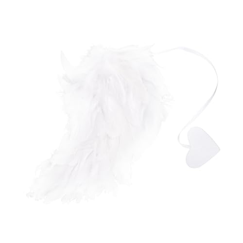 FRCOLOR Künstliche Engelsflügel aus Weißen Federn für Halloween Weihnachtskostüm Leichte Performance Requisite für Cosplay Party Bühnenauftritt und Karneval Eleganter Flügel Prop für FRCOLOR Künstliche Engelsflügel aus Weißen Federn für Halloween Weihnachtskostüm Leichte Performance Requisite für Cosplay Party Bühnenauftritt und Karneval Eleganter Flügel Prop für von FRCOLOR