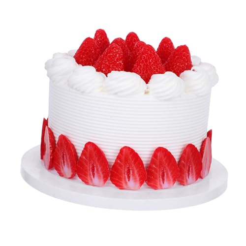 FRCOLOR Künstliche Geburtstags Torte Realistisches Fake Cake Modell für Fotografie und Dekoration Leicht Einfach zu Transportieren Reinigen für Schaufenster und Veranstaltungen FRCOLOR Künstliche Geburtstags Torte Realistisches Fake Cake Modell für Fotografie und Dekoration Leicht Einfach zu Transportieren Reinigen für Schaufenster und Veranstaltungen von FRCOLOR