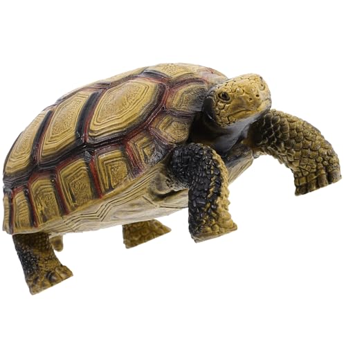 FRCOLOR Künstliche Schildkröte Modell Realistisches für Lernspielzeug Kognitiven Entwicklung Dekorative Figur für Garten und Zimmer Kunststoff Schildkröte von FRCOLOR