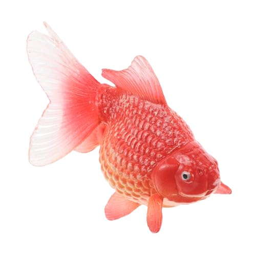 FRCOLOR Künstlicher Goldfisch Dekoration für Aquarium Bewegliches Plastiktier Simulation von Meerestieren Lernspielzeug für Fördert Kognitive Fähigkeiten und über Meeresbiologie von FRCOLOR