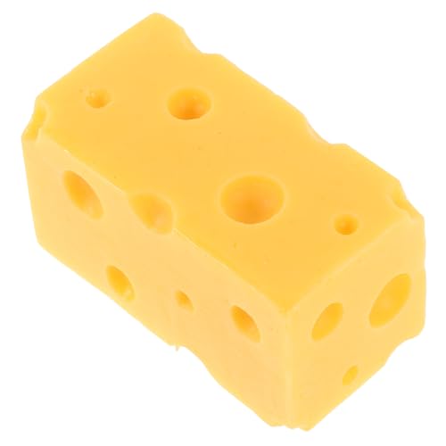 FRCOLOR Künstliches Käsemodell für Küchen Dekoration Realistisches Faux Cheese Ornament für Fotografie und Lebensmittelausstellungen Vielseitige Anwendung für Kreative Displays von FRCOLOR