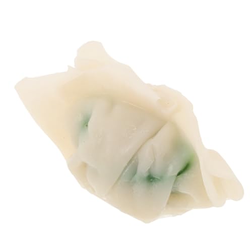 FRCOLOR Künstliches Lebensmittelmodell Lebensgetreues Dumpling Dekorationszubehör aus PVC Realistische Nachbildung für Fotorequisiten und Kreative Heimdekoration für Kunstliebhaber von FRCOLOR