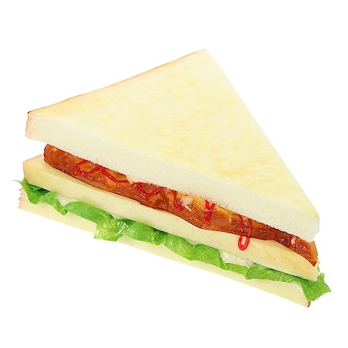 FRCOLOR Künstliches Sandwich Modell aus Langlebigem PU Material Realistische Brot Nachbildung als Dekoration Fotorequisite und Vielseitig für Zuhause Laden Kindergarten und Hotel Geeignet FRCOLOR Künstliches Sandwich Modell aus Langlebigem PU Material Realistische Brot Nachbildung als Dekoration Fotorequisite und Vielseitig für Zuhause Laden Kindergarten und Hotel Geeignet von FRCOLOR