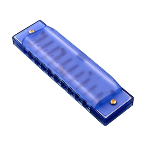 FRCOLOR Kunststoff Mundharmonika Musikinstrument Lernspielzeug für Anfänger Blau Pädagogisch Geeignet FRCOLOR Kunststoff Mundharmonika Musikinstrument Lernspielzeug für Anfänger Blau Pädagogisch Geeignet von FRCOLOR