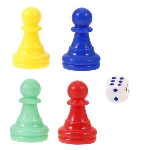 FRCOLOR Kunststoff Spielsteine mit Abgerundeten Seitigen Würfeln für Brettspiele Ludo Dame Flugspiel Familienparty Spielzubehör in Farben FRCOLOR Kunststoff Spielsteine mit Abgerundeten Seitigen Würfeln für Brettspiele Ludo Dame Flugspiel Familienparty Spielzubehör in Farben von FRCOLOR
