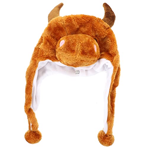 FRCOLOR Kuschelige Kuhmütze mit Lustigen Ohren Weiches Plüschmaterial für Fasching Party und Karneval Unisex Animal Ear Hat für Erwachsene FRCOLOR Kuschelige Kuhmütze mit Lustigen Ohren Weiches Plüschmaterial für Fasching Party und Karneval Unisex Animal Ear Hat für Erwachsene von FRCOLOR