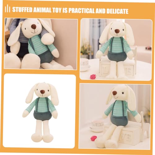 FRCOLOR Kuscheliges Plüsch Kaninchen Weiches Detailreiches Hasen Handgefertigtes Stofftier für Geburtstage und Festtage Tragbar und Platzsparend FRCOLOR Kuscheliges Plüsch Kaninchen Weiches Detailreiches Hasen Handgefertigtes Stofftier für Geburtstage und Festtage Tragbar und Platzsparend von FRCOLOR