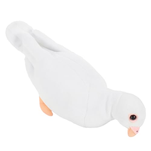 FRCOLOR Kuscheliges Plüsch Pigeon Realistische Weiße Taube Stofftier für Home Decor Süßes Sorgt für und Komfort von FRCOLOR