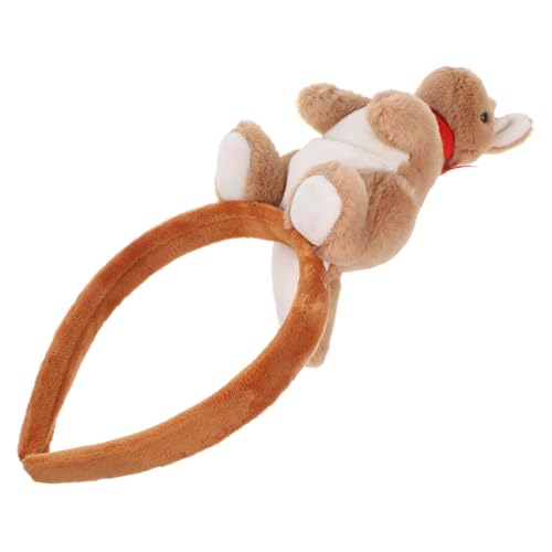 FRCOLOR Kuscheliges Plüschstirnband Haarreif Tierkopf Haaraccessoire für Zoo Kostüme Schulfeiern Halloween Party Fotorequisiten in Hellbraun FRCOLOR Kuscheliges Plüschstirnband Haarreif Tierkopf Haaraccessoire für Zoo Kostüme Schulfeiern Halloween Party Fotorequisiten in Hellbraun von FRCOLOR